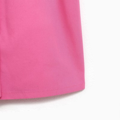 Платье для девочки с карманами KAFTAN: Summer cotton, ярко-розовое, рост 98-104 см