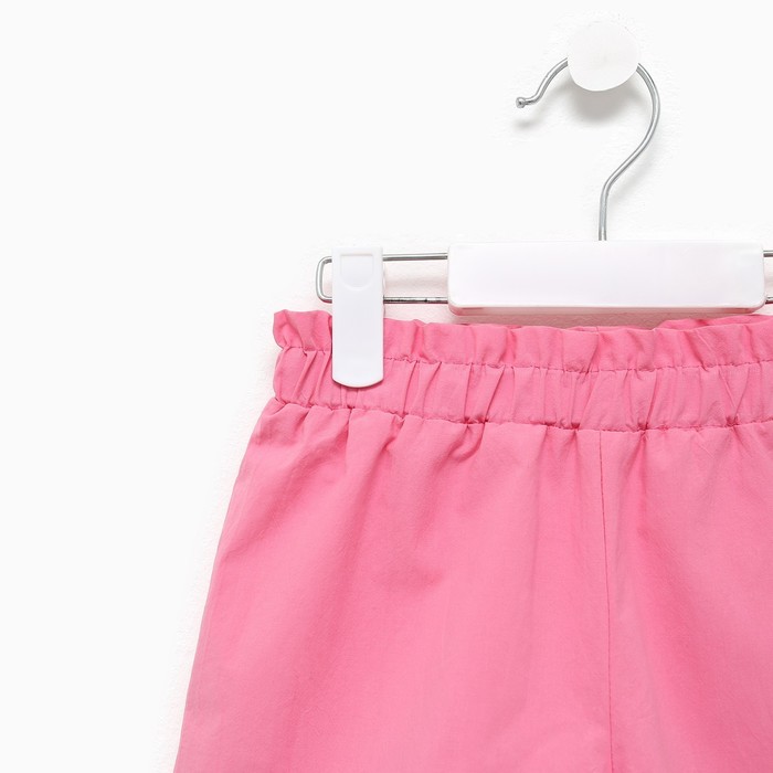 Комплект для девочки (топ, шорты) KAFTAN, р.30 (98-104 см), ярко-розовый - фото 1926643825