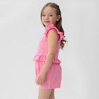 Комплект для девочки (топ, шорты) KAFTAN, р.30 (98-104 см), ярко-розовый - Фото 3