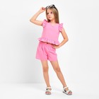 Комплект для девочки (топ, шорты) KAFTAN, р.30 (98-104 см), ярко-розовый - Фото 5