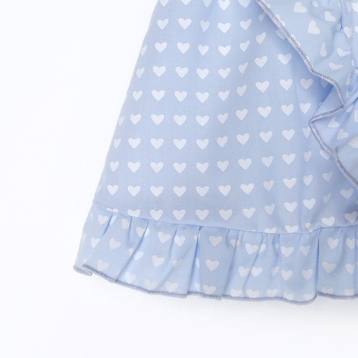 Комплект для девочки (топ, юбка) KAFTAN, размер 30 (98-104 см), цвет голубой - фото 1907669756