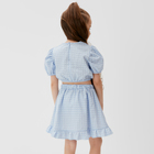 Комплект для девочки (топ, юбка) KAFTAN, размер 30 (98-104 см), цвет голубой - Фото 4