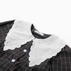 Платье с воротником для девочки KAFTAN: School collection, чёрное, размер 32 (110-116 см) - Фото 8