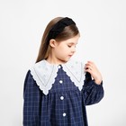 Платье с воротником для девочки KAFTAN: School collection, синее, размер 32 (110-116 см) - Фото 5