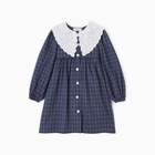 Платье с воротником для девочки KAFTAN: School collection, синее, размер 32 (110-116 см) - Фото 6