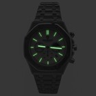 Часы наручные кварцевые мужские, d-4.4 см, ремешок l-26 см, 3 АТМ, светящиеся - фото 23242607