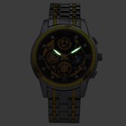 Часы наручные кварцевые мужские, d-4.2 см, ремешок l-26 см, 3 АТМ, светящиеся - фото 23242613