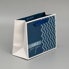 Пакет подарочный ламинированный двухсторонний, упаковка, «Для тебя», MS 18 х 23 х 10 см - фото 319342247