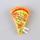 Игрушка для кошек с мятой «Пицца» из текстиля, 8,7х6,9 см - Фото 4