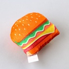 Игрушка для кошек с мятой «Бургер» из текстиля, 7.4×7 см - Фото 4