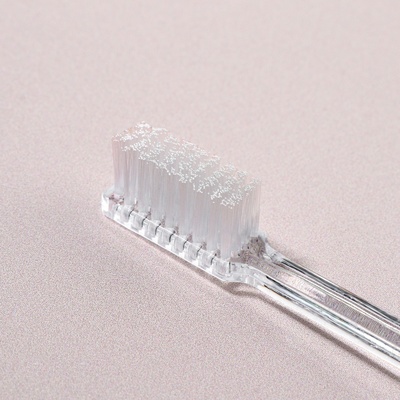 Зубная щётка, складная, 16(±1) см, прозрачная