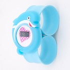 Часы наручные электронные, детские "Дельфин", ремешок силикон l-21.5 см - Фото 3