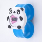 Часы наручные электронные, детские "Панда", ремешок l-21.5 см - Фото 2
