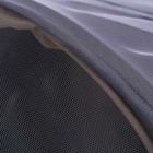 Москитная сетка с планкой, белая, окантовка серая - Фото 6