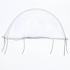 Москитная сетка с планкой, белая, окантовка серая - Фото 8