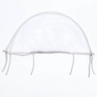 Москитная сетка с планкой, белая, окантовка серая - фото 65390430