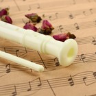 Блокфлейта Music Life, бежевая, немецкая система, сопрано, 30 см - Фото 3