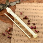 Блокфлейта Music Life, бежевая, немецкая система, сопрано, 30 см - Фото 6