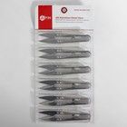 Ножницы для обрезки ниток Premium, стальные, 10,8 см, цвет серебряный - Фото 5