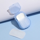 Мыло листовое, в пластинах, 18 (± 2) шт., в футляре, голубое - Фото 12