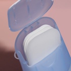 Мыло листовое, в пластинах, 18 (± 2) шт., в футляре, голубое - Фото 9