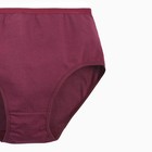 Трусы женские цвет бордовый, размер 56-58 (комплект 2 шт) - фото 22094026