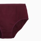 Трусы женские цвет бордовый, размер 54-56 - фото 22094050