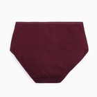 Трусы женские цвет бордовый, размер 54-56 - фото 22094051