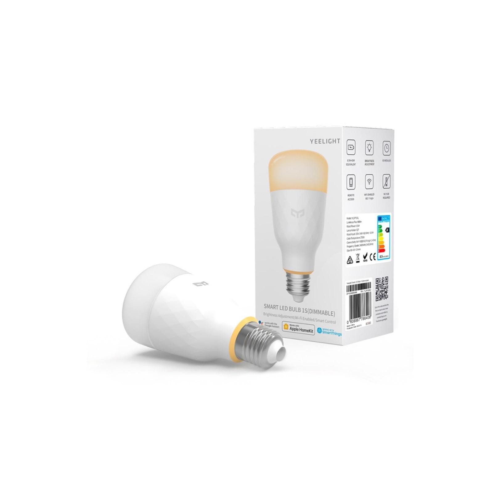 Умная LED-лампочка Yeelight Smart LED Bulb 1S YLDP15YL, E27, 8.5 Вт ...