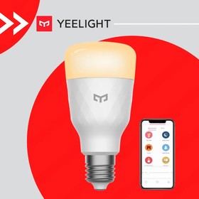 Умная светодиодная лампа Yeelight Smart LED Bulb W3 YLDP007, E27, Wi-Fi, 8 Вт, 900 лм, белая