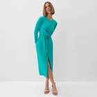 Платье женское MINAKU: Green trend цвет бирюзовый, р-р 44 - фото 3502543