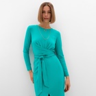 Платье женское MINAKU: Green trend цвет бирюзовый, р-р 44 - Фото 2