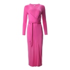 Платье женское MINAKU: Green trend цвет фуксия, р-р 44 9365273