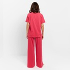 Пижама женская (футболка, брюки) MINAKU: Home collection цвет фуксия, р-р 42 - Фото 4
