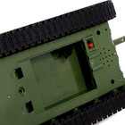Танк радиоуправляемый Т34, работает от аккумулятора, свет и звук, цвет зелёный - фото 3893742