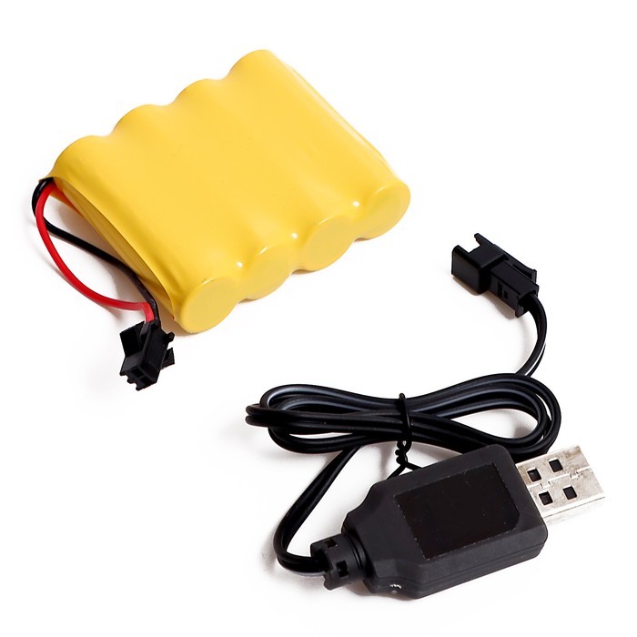 Танк радиоуправляемый Т90, работает от аккумулятора, свет и звук, цвет хаки 61376