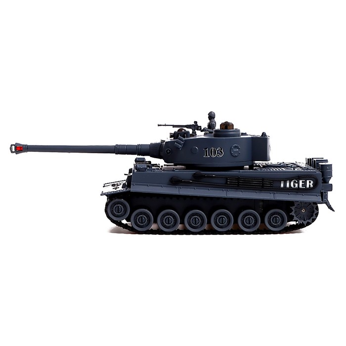 Танковый бой Т34 vs Tiger, на радиоуправлении, 2 танка, свет и звук - фото 1907669974