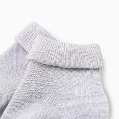 Набор детских носков «Крошка Я» BASIC LINE, 3 пары, рост 12-14 см, серый