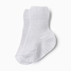 Набор детских носков Крошка Я BASIC LINE, 3 пары, р. 12-14 см, серый - Фото 4