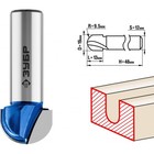 Фреза пазовая ЗУБР 28751-19-13, галтельная, R = 9.5 мм, 19 x 13 мм - Фото 1