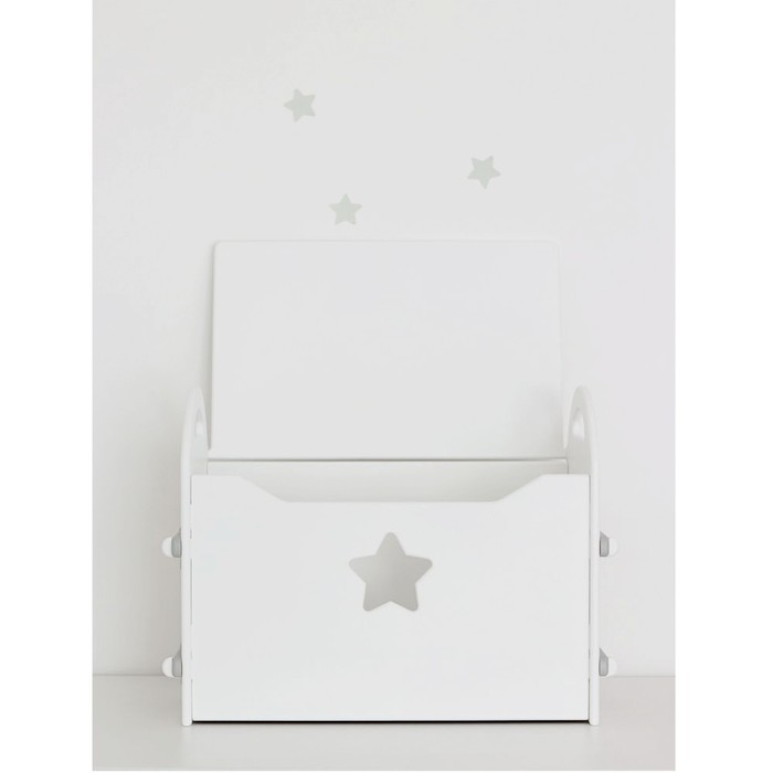 Сундук для игрушек «Звезда», цвет белый - фото 1928126009