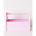 Карандашница «Домик», розовая - фото 6849947