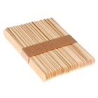 Набор деревянных палочек, 50 шт., 140 × 18 × 1,7 мм - Фото 2