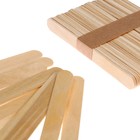 Набор деревянных палочек, 100 шт., 140 × 18 × 1,7 мм - фото 25371730