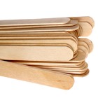 Набор деревянных палочек, 100 шт., 140 × 18 × 1,7 мм - фото 25371731