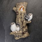 Подвесной декор "Совы с белкой" 58х35х15см - фото 22095238