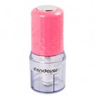 Измельчитель Endever Sigma-61, пластик, 400 Вт, 0.5 л, 1 скорость, розовый - фото 319343873