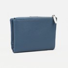 Кошелёк женский на кнопке, цвет синий - фото 45944002