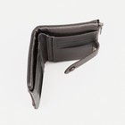 Кошелёк женский на кнопке, цвет бронзовый - фото 43140649