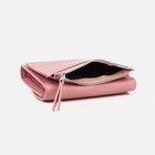 Кошелёк женский на магните, цвет розовый - фото 22096038